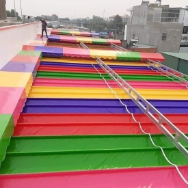 Mái xếp di động hậu giang