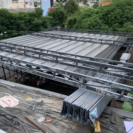 2Mái Xếp che sân vườn đẹp 