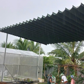 Mái Xếp mái che thực tế Quận 3