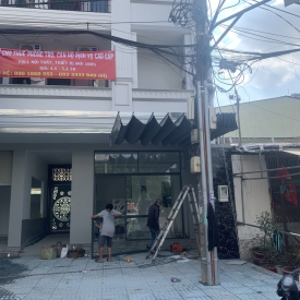 Mái xếp di động chợ Đức hoà Long an 