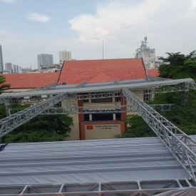 Mái xếp di động Long hoa Tây ninh 