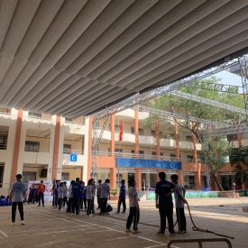 Mái Xếp Di Động Tuấn Phát 91 huyện cần Giuộc 