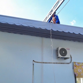Mái xếp di động 500 huyện cần giờ 