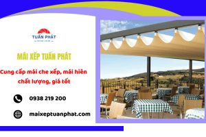Đơn vị cung cấp mái che xếp, mái hiên thông minh, giá rẻ tại TPHCM
